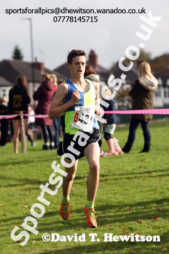 Mens under-17s Northern Cross Country Relays, Graves Park, Sheffield. Photo: David T. Hewitson/Sports for All Pics